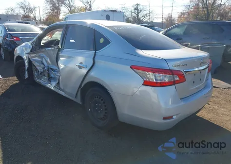 2014 Nissan Sentra Sv из США, поврежденный, VIN 3N1AB7AP6EY255299